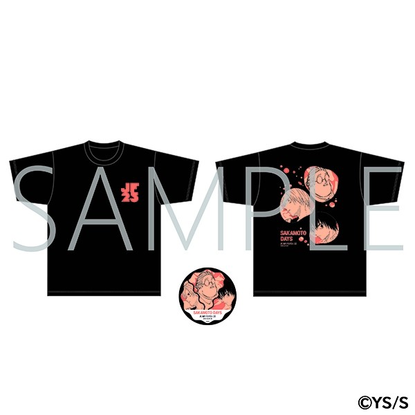 SAKAMOTO DAYS JF Limited T-shirt with Collectible Badge (One Size)