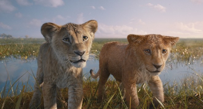 Taka and Mufasa in Mufasa: The Lion King (In theaters December 20)