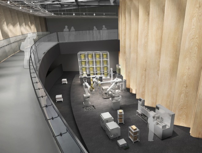 Expo 2025 Japan Pavilion: Stool creation process from algae