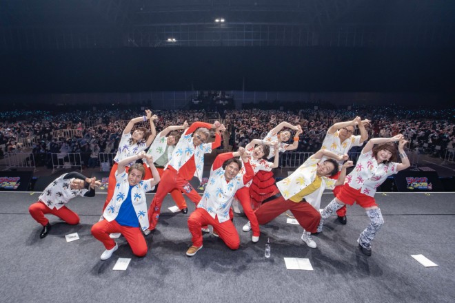 Jump Festa Super Stage group photo for ONE PIECE