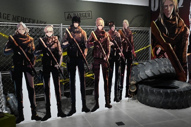 A glimpse inside the "Teenage Mercenary" pop-up store