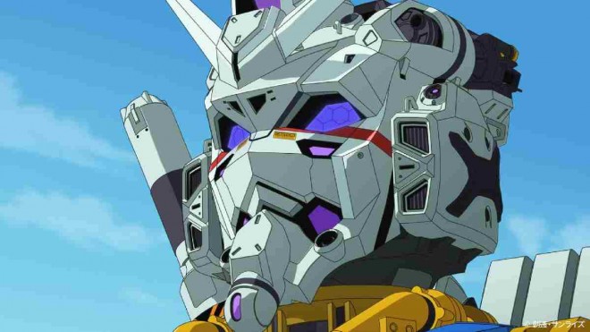 Scene cut from Mobile Suit Gundam GQuuuuuuX