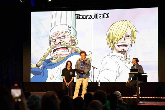 Hiroaki Hirata (Sanji’s VA) performing live voice acting