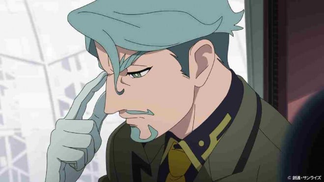 Scene cut from Mobile Suit Gundam GQuuuuuuX