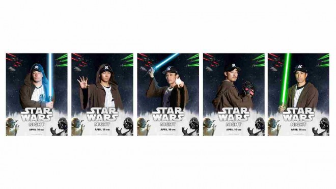 Special visual for STAR WARS NIGHT to be displayed at ZOZO Marine Stadium (Provided by the team).