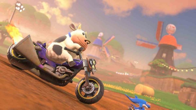 The newly announced "Mario Kart World" for Nintendo Switch 2