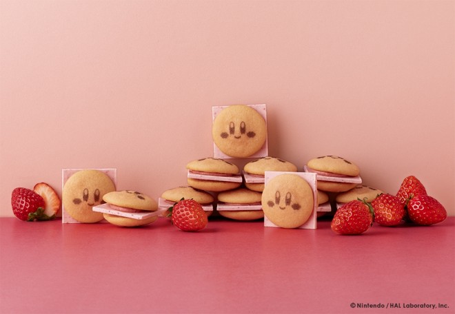Second collaboration between Kirby Café and Captain Sweets Burger introduces “Kirby’s Strawberry Burger”.
