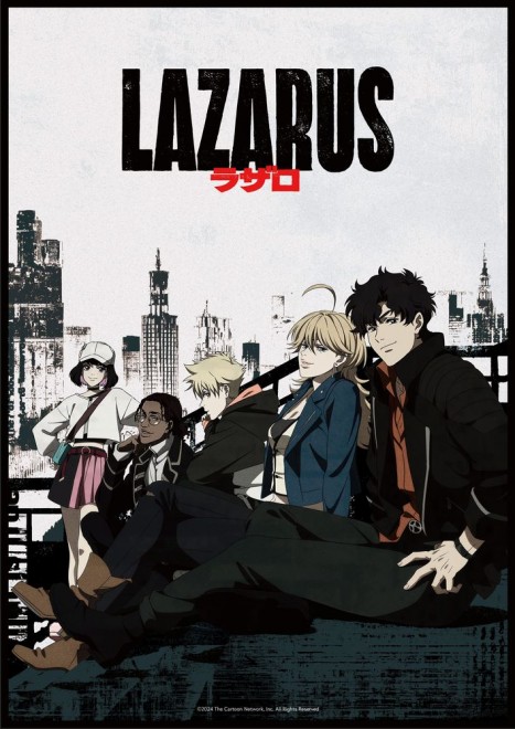 The Lazarus team gathers on their hideout rooftop