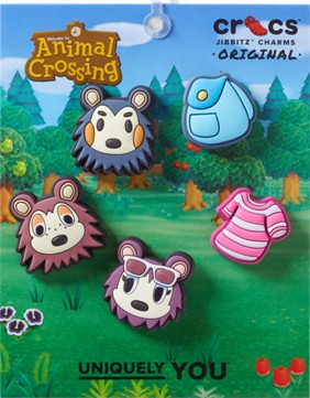 Crocs x Animal Crossing collaboration clogs and charms