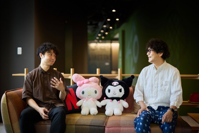 Director Tomoki Misato and Shuhei Yamada of Sanrio talk about the Netflix series My Melody & Kuromi.