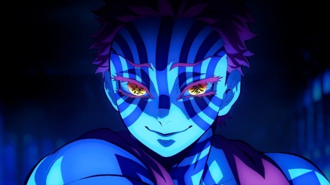 Scene stills from Demon Slayer: Infinity Castle Arc – Part 1: Akaza Returns 