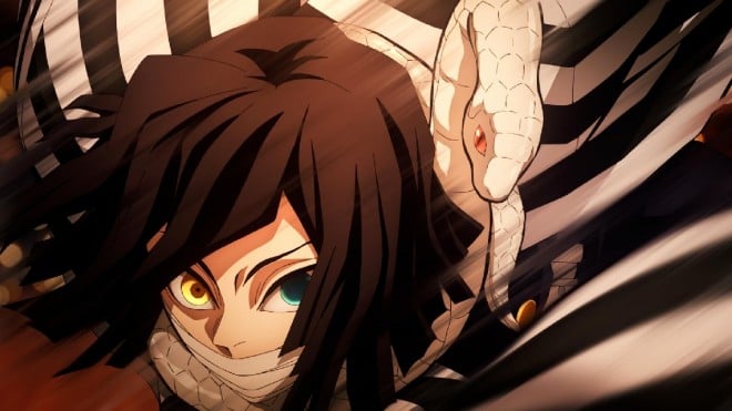 Scene stills from Demon Slayer: Infinity Castle Arc – Part 1: Akaza Returns