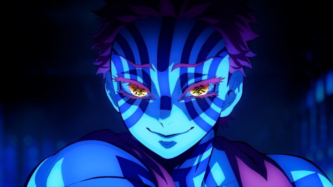 Scene cut from the theatrical film Demon Slayer: Demon Slayer – Infinity Castle Arc: Part 1 – Akaza Returns