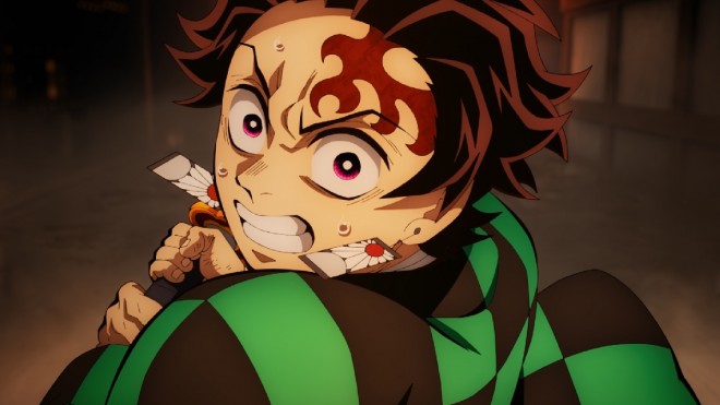 Scene cut from Demon Slayer – Infinity Castle Arc the Movie: Part 1 – Akaza Returns