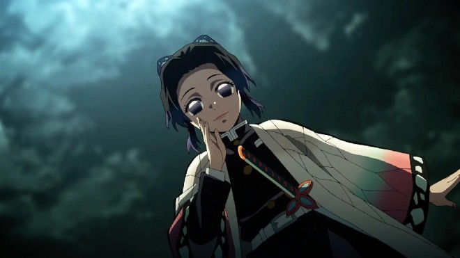 Scene from the movie Demon Slayer: Kimetsu no Yaiba – Infinity Castle Arc Part 1: Akaza Returns
