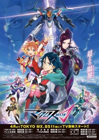 April Anime Macross Δ (Delta) Key Visual