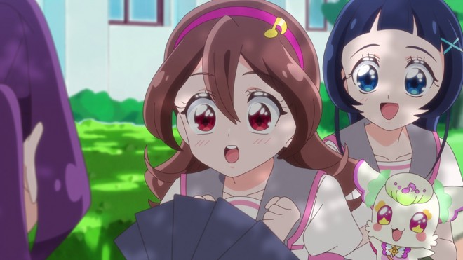 Scene from You and Idol Pretty Cure