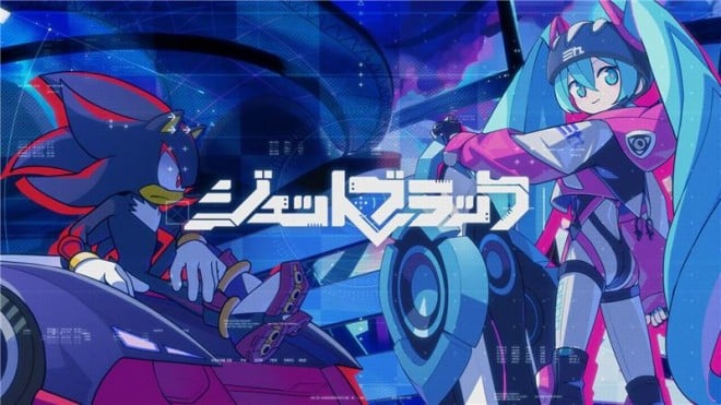 Special collaboration visual for “Jet Black” illustrated by FAMY, released with Project ONSOKU