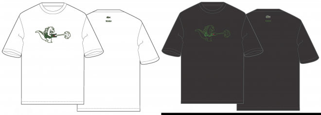 LACOSTE launches Godzilla collaboration items for My Lacoste Art Program Vol.9, available from September 19, 2025