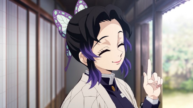 Scene cut from Demon Slayer: Kimetsu no Yaiba