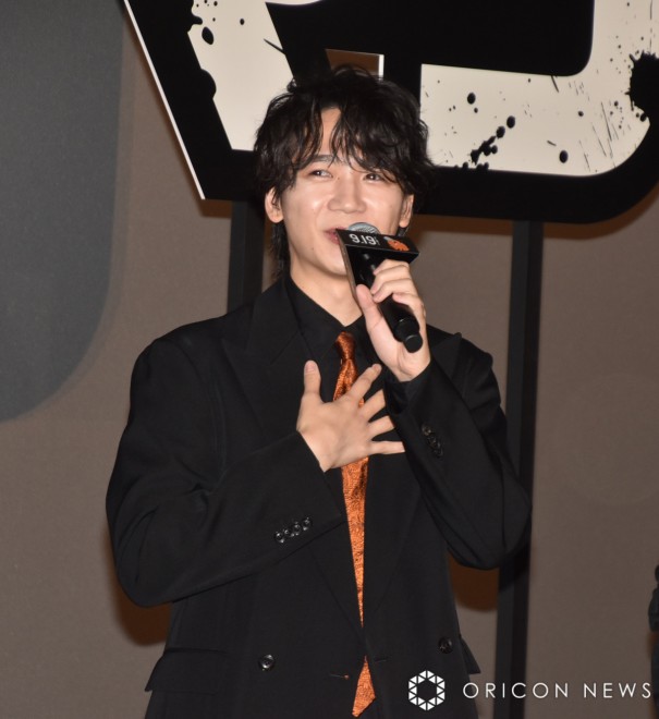 Kikunosuke Toya, who attended the world premiere of the movie Chainsaw Man: The Reze Arc