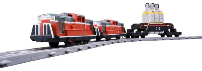 Takara Tomy announces a Plarail collaboration with the Evangelion series, featuring train and weapon designs inspired by Operation Yashima.