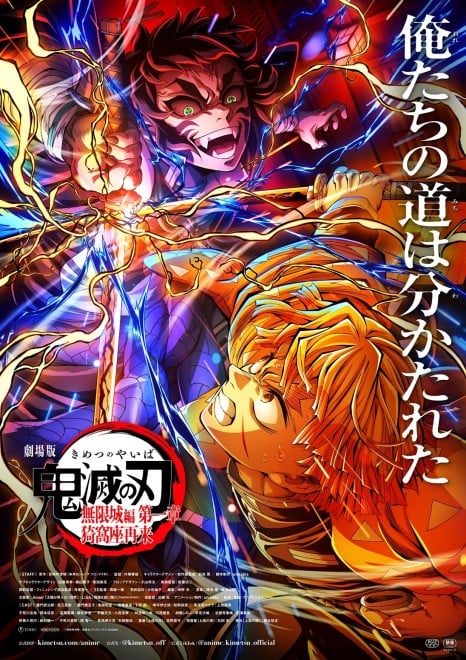Key visual from Demon Slayer: Infinity Castle Part 1 – Akaza Returns released by ufotable
