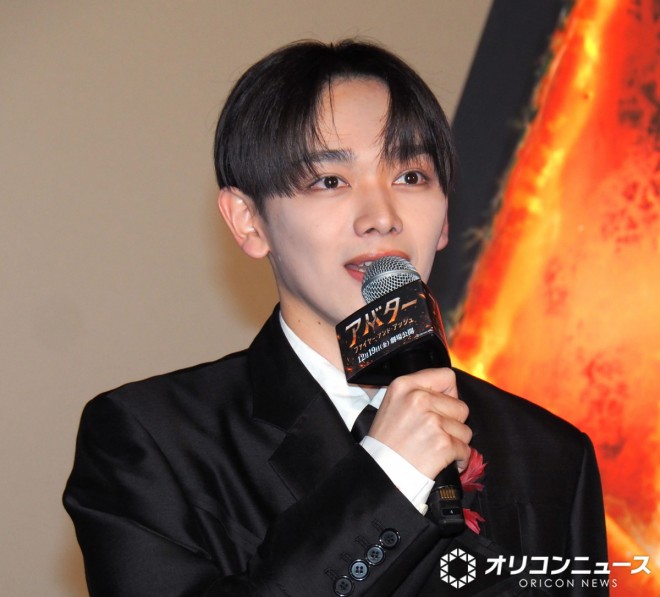 Scene from the Japan Premiere of Avatar: Fire and Ash during James Cameron’s visit to Japan