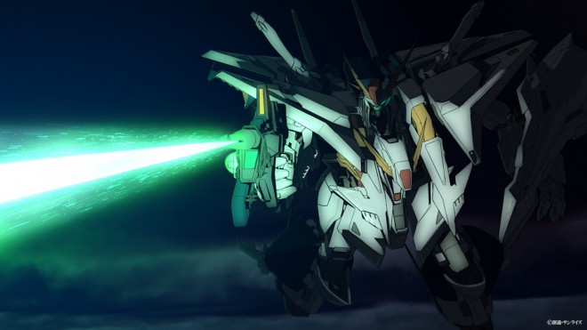 A scene cut from Mobile Suit Gundam Hathaway: The Sorcery of Nymph Circe