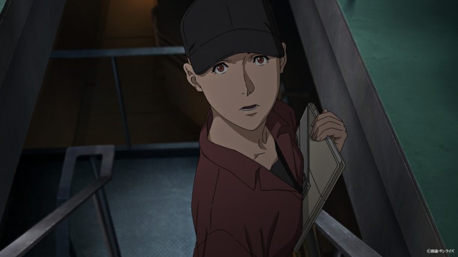 A scene cut from Mobile Suit Gundam Hathaway: The Sorcery of Nymph Circe