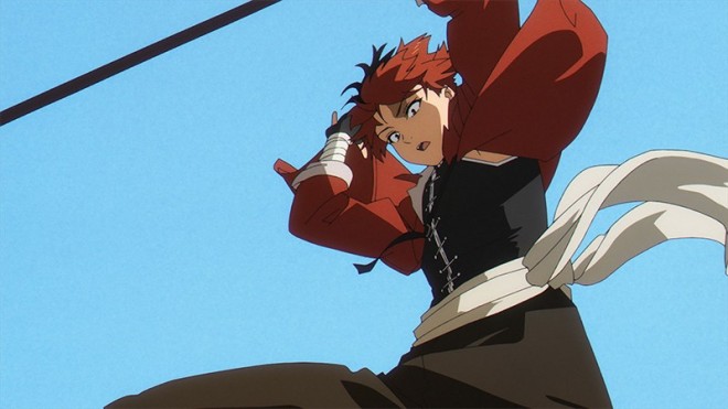 Stark attacking the Solar Dragon