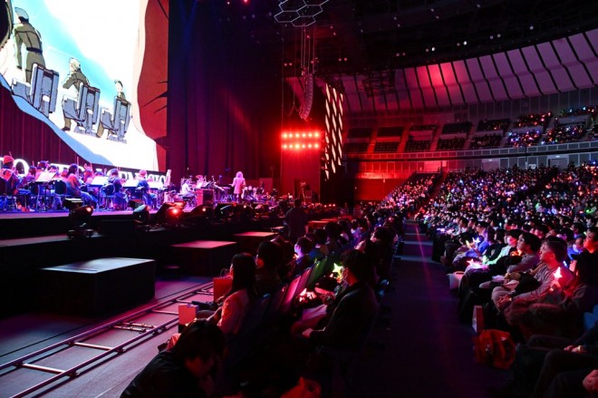 EVANGELION:30+; 30th ANNIVERSARY OF EVANGELION event scene
