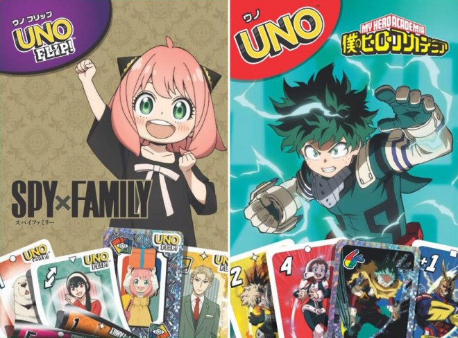 Happy Meal “UNO” collaboration featuring SPY×FAMILY and My Hero Academia