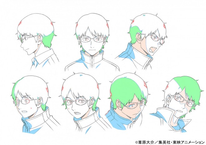 Character design visuals from the all-new World Trigger anime “Black Trigger Capture Arc”