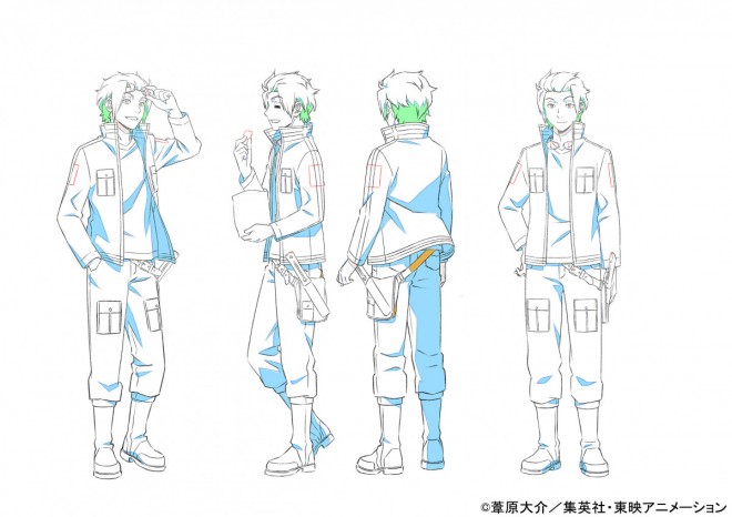 Character design visuals from the all-new World Trigger anime “Black Trigger Capture Arc”