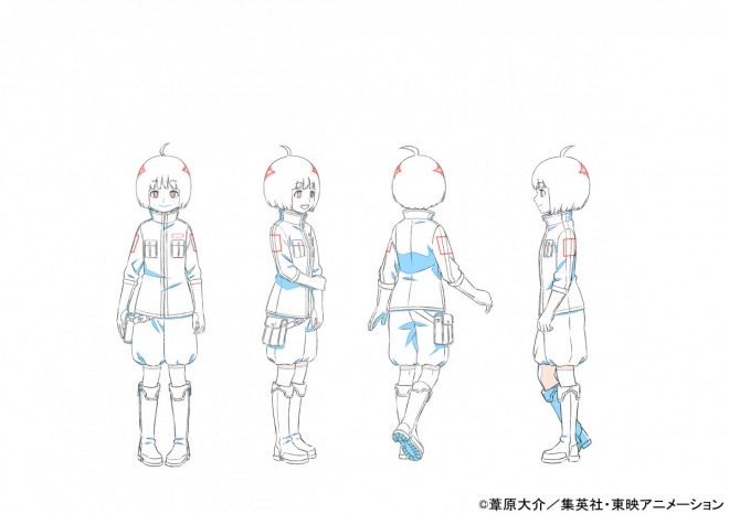 Character design visuals from the all-new World Trigger anime “Black Trigger Capture Arc”