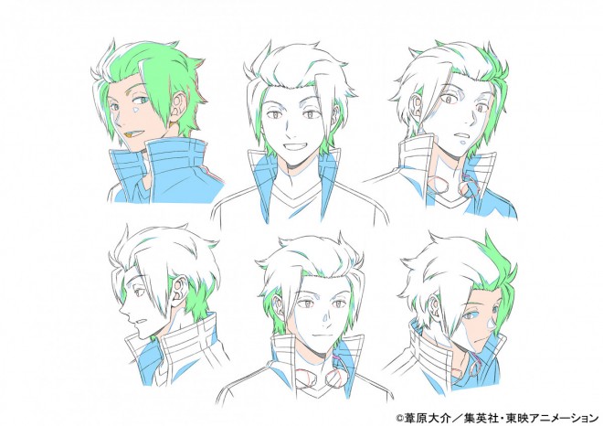 Character design visuals from the all-new World Trigger anime “Black Trigger Capture Arc”