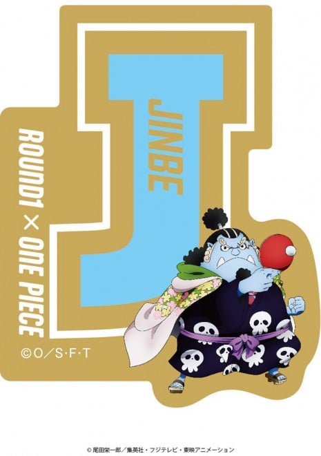Round1 x ONE PIECE collaboration illustration merchandise: Alphabet Stickers