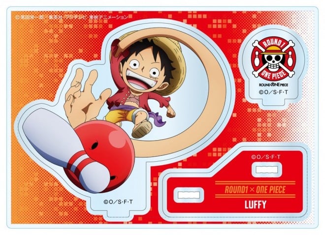 Round1 x ONE PIECE collaboration illustration merchandise: Chibi Character Acrylic Stand