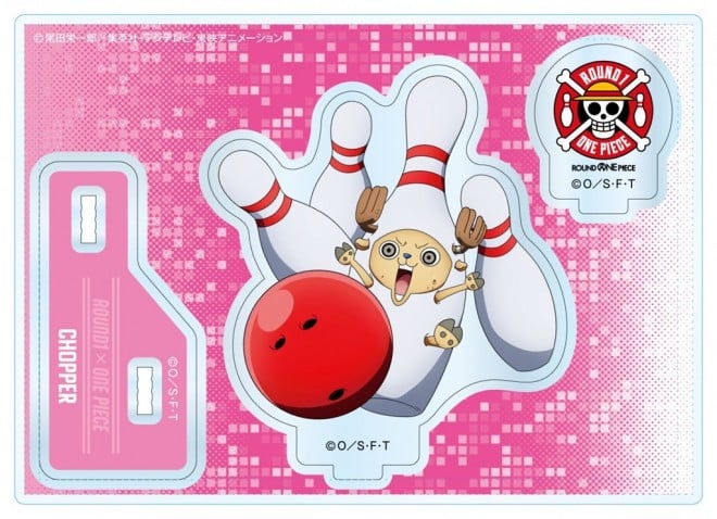 Round1 x ONE PIECE collaboration illustration merchandise: Chibi Character Acrylic Stand
