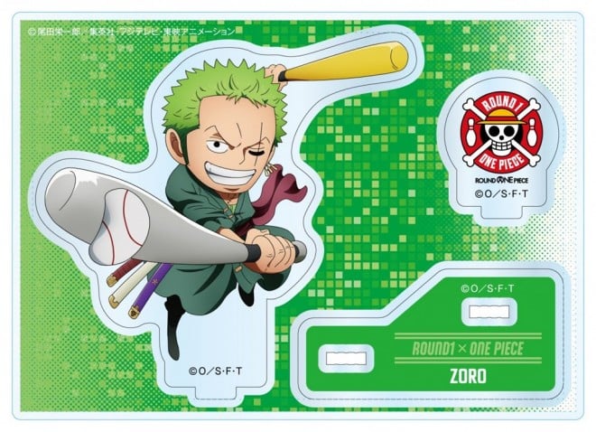 Round1 x ONE PIECE collaboration illustration merchandise: Chibi Character Acrylic Stand