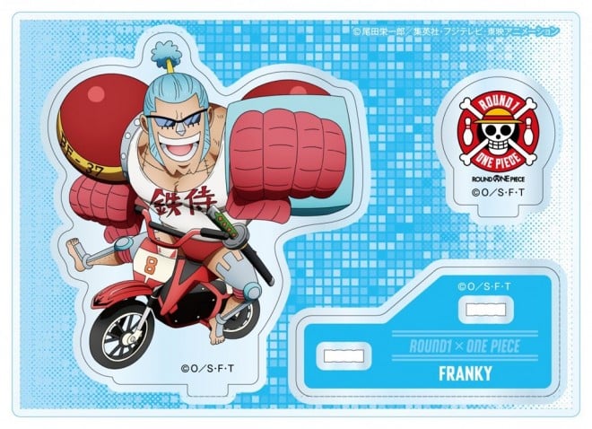 Round1 x ONE PIECE collaboration illustration merchandise: Chibi Character Acrylic Stand