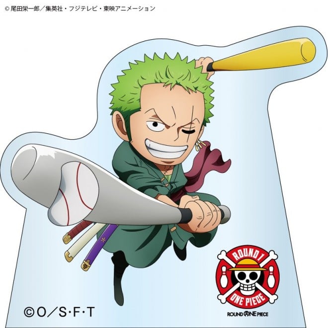 Round1 x ONE PIECE collaboration illustration merchandise: Chibi Character Acrylic Stand