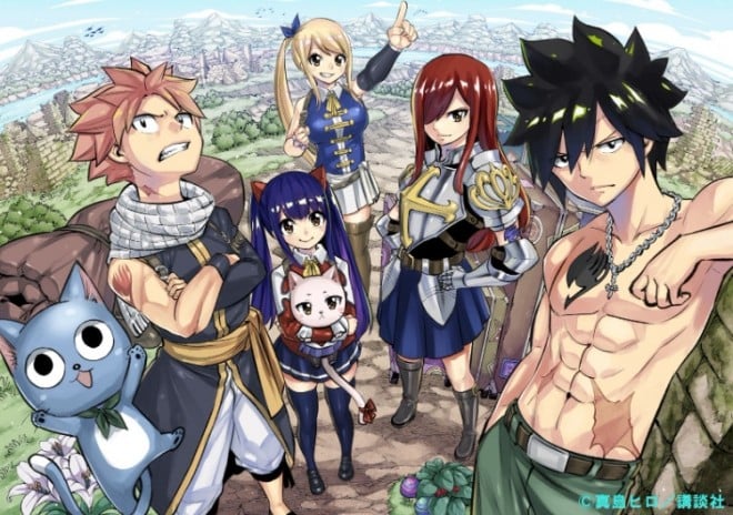 FAIRY TAIL illustration © Hiro Mashima/Kodansha