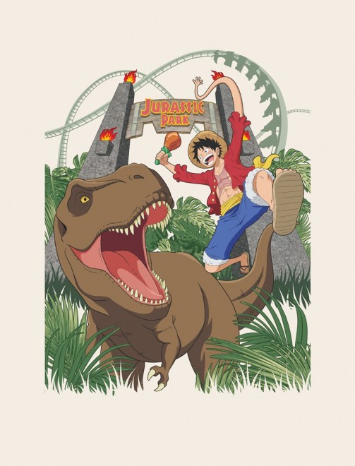 ONE PIECE × Jurassic Park