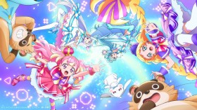 【Precure Movie】 New Scene Cuts from the Movie "Wonderful Precure! The Movie: Thrilling▼Adventure in the Game World!" Released: Cure Nyamie Desperately Helps Cure Lillian