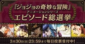 JoJo’s Bizarre Adventure Popular Episode Poll Announced – Vote from 190 Episodes