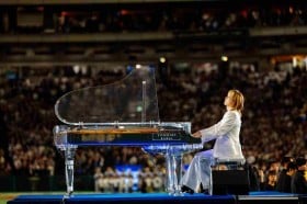 YOSHIKI Delivers Stunning Piano Performance at MLB Opening Game in Tokyo Dome