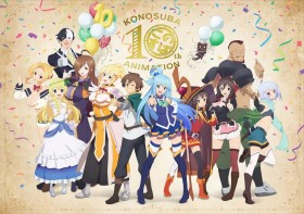 KONOSUBA Season 4 Officially Announced as Part of the Anime’s 10th Anniversary Projects