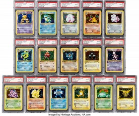 Complete First Edition Pokémon Card Set Sells for $1.2 Million at Heritage Auctions, Setting Public Sale Record
